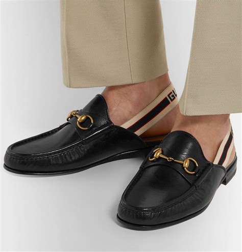 backless loafers mens gucci